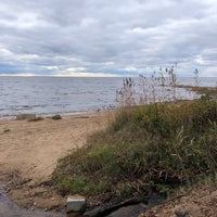 Photo taken at Дикий пляж у пансионата «Морской прибой» by Tatiana T. on 10/24/2020