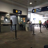 Photo taken at Gate 21 by Michael G. on 9/19/2017