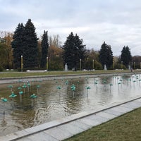 Photo taken at MSU Fountain by Olga V. on 10/13/2019