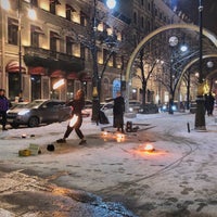Photo taken at Bolshaya Konyushennaya Street by Ирина Е. on 1/22/2022