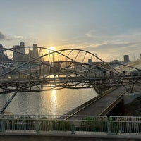Photo taken at The Helix Bridge by Ирина Е. on 12/6/2023