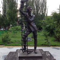 Photo taken at Памятник Олегу Янковскому by Ирина Е. on 6/13/2016