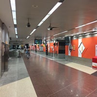 Photo taken at Dhoby Ghaut by Olga S. on 7/21/2017