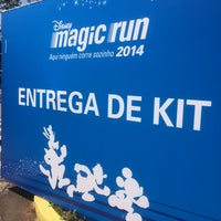 Photo taken at retirada de kit - Disney Magic Run by Daniel R. on 8/30/2014