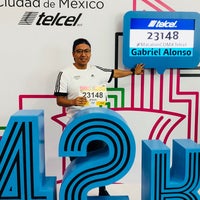 Photo taken at Expomaraton Ciudad de México by Gabo A. on 8/25/2018