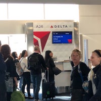 Photo taken at Gate A24 by Jesus on 3/7/2018