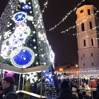 Photo taken at Cathedral Square by Grzegorz S. on 12/29/2018
