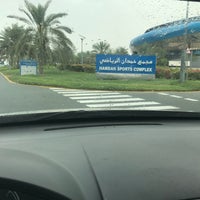 Photo taken at Hamdan Sports Complex Athlete car park by Ahmad A. on 3/2/2018