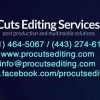รูปภาพถ่ายที่ Pro Cuts Editing Services โดย Pro Cuts Editing Services เมื่อ 5/16/2016