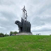 Photo taken at Монумент в память о Ледовом побоище by Anna M. on 8/19/2021