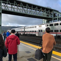 Photo taken at Bayshore Caltrain Station by tgorg on 2/3/2019