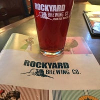 Photo taken at Rockyard American Grill &amp;amp; Brewing Company by Dan V. on 8/12/2020