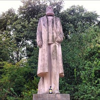 Photo taken at Leopold II Statue Jardin Du Roi by Mike H. on 9/23/2012