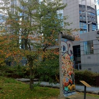 Photo taken at Berlin Wall Brussels by Mike H. on 10/27/2012