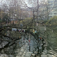 Photo taken at The Decorated Tree Of Les Etangs D&#39;Ixelles by Mike H. on 11/26/2012