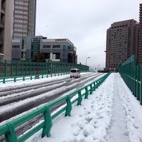 Photo taken at 大丸跨線橋 by Kaori O. on 2/15/2014