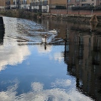 Photo taken at Johnson&amp;#39;s Lock (Regents Canal) by Sofia K. on 3/18/2023