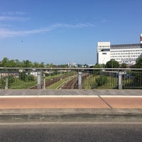 Photo taken at Thaerstraßenbrücke by David L. on 5/28/2016