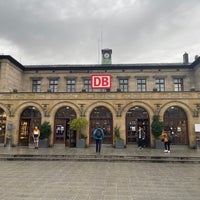 Photo taken at Erlangen Hauptbahnhof by David L. on 10/24/2022