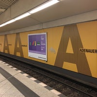 Photo taken at U Adenauerplatz by David L. on 3/7/2017