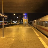 Photo taken at Freiburg (Breisgau) Hauptbahnhof by David L. on 12/12/2016