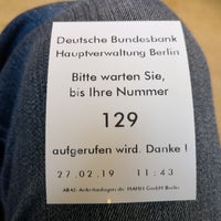 Photo taken at Deutsche Bundesbank by David L. on 2/27/2019