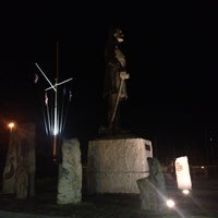 Photo taken at Leif Erikson Statue by Dan I. on 9/26/2013