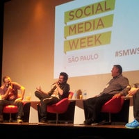 Photo taken at Social Media Week - SP by Felippe C. on 9/26/2013