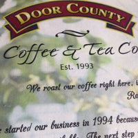 Foto diambil di Door County Coffee &amp; Tea Co. oleh Mark G. pada 6/7/2015