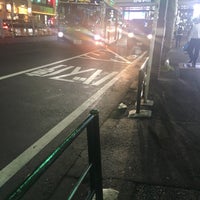 Photo taken at Roppongi Sta. Bus Stop by Edward I. on 7/4/2018