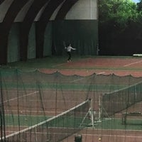 Photo taken at Tennis Club de la Forêt de Soignes by Josephine D. on 3/28/2017