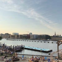 Photo taken at Badeschiff Berlin by Jean-Charles V. on 5/28/2018
