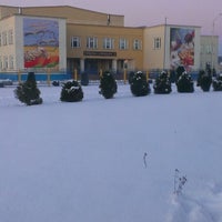 Photo taken at Озерцовская СШ by Антонина А. on 1/22/2014