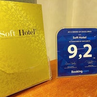 Photo taken at Soft_Hotel by Marina N. on 8/16/2015