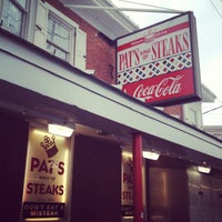 Photo taken at Pat&amp;#39;s King of Steaks by Hachikaoru on 5/8/2013