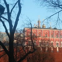 Photo taken at Остановка «Метро Библиотека имени Ленина» by Raisa O. on 11/2/2013