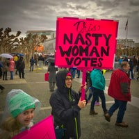 Photo taken at Women&amp;#39;s March San Francisco by Casey B. on 1/22/2017