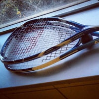 Photo taken at Squash Tennis Center Nord by Alev E. on 7/14/2013