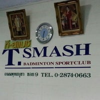 Photo taken at T-SMASH Badminton Sport Club by YoON ^. on 11/19/2012