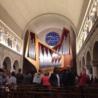 Photo taken at Eglise Notre-Dame des Graces / Kerk van Onze-Lieve-Vrouw van Genade by Chantal G. on 4/25/2014