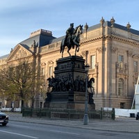 Photo taken at Reiterstandbild Friedrich der Große by Mite C. on 11/14/2019