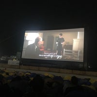 Photo taken at The Beach Outdoor Cinema by Mina M. on 12/13/2017