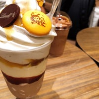 Photo taken at Lindt Chocolat Café by ダル on 7/28/2020