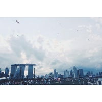 Photo taken at Bus Stop 03369 (Marina Barrage) by Clement C. on 8/2/2015