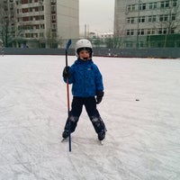 Photo taken at Хоккейная Коробка by Andrey Z. on 1/26/2014