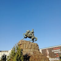 Photo taken at Monument to Bohdan Khmelnytsky by Elena on 1/3/2020