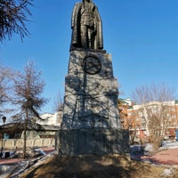 Photo taken at Памятник адмиралу Колчаку by Elena on 3/16/2021