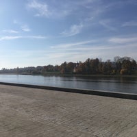 Photo taken at Набережная реки Великой by Lili U. on 10/13/2018