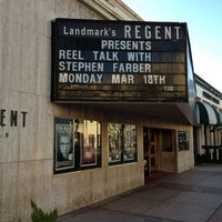 Photo taken at Landmark Regent Theatre by Billy B. on 2/28/2013