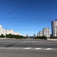 Photo taken at Мост Кораблестроителей by IМ on 6/2/2020